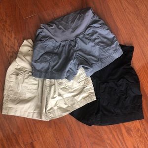 Motherhood Maternity Shorts (3)  - EUC